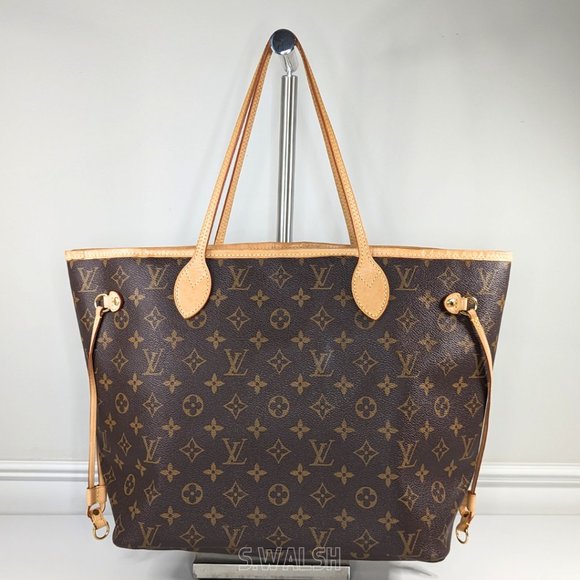 Louis Vuitton LV 👜 MINT Neverfull MM Monogram Beige Tote Bag SD2077 - Picture 2 of 16
